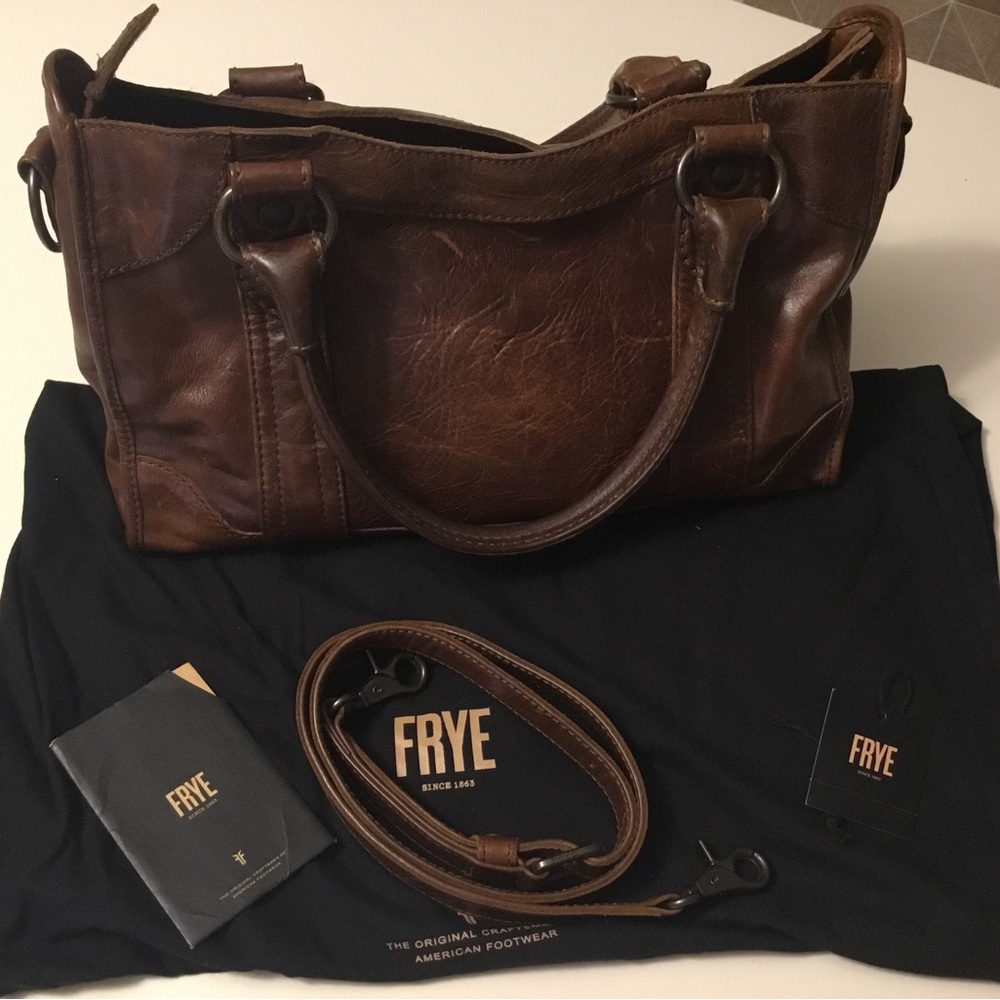 Frye Melissa Satchel - Dark Brown / very good condition.